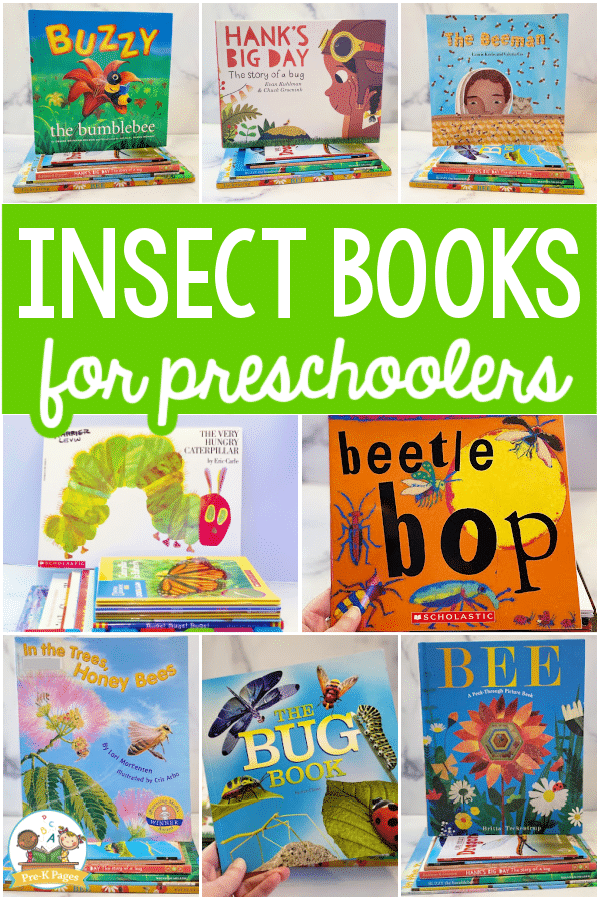 Books on bugs for preschoolers