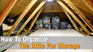 How to store books in attic