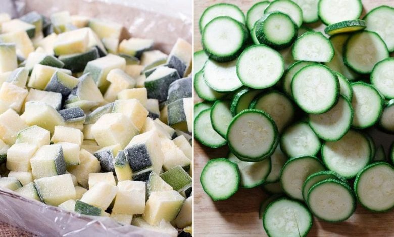 Come conservare le zucchine in congelatore